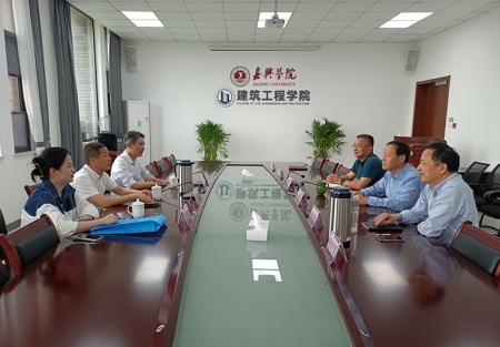 桐升公司董事長朱建良和副總經(jīng)理費(fèi)建強(qiáng)帶隊赴嘉興學(xué)院建筑工程學(xué)院走訪交流